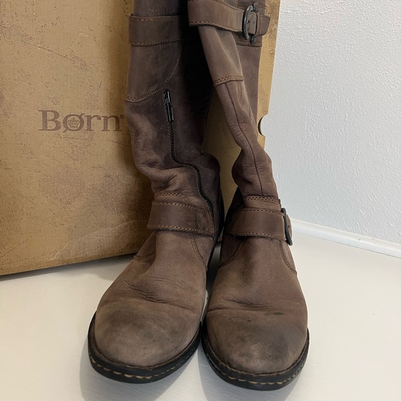 Born: Tall Leather Riding Boots - Picture 2 of 8